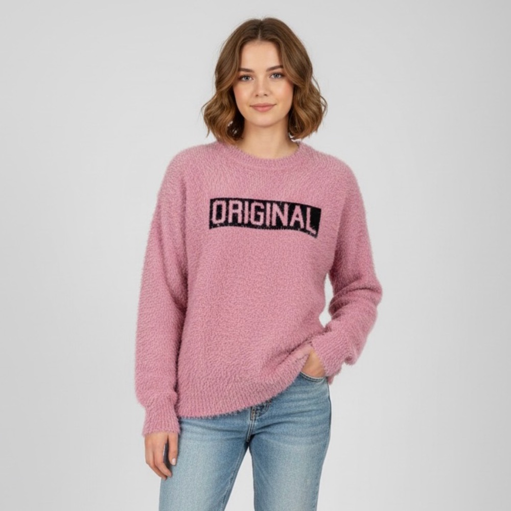Dusty Rose "ORIGINAL" Plush Knit Sweater